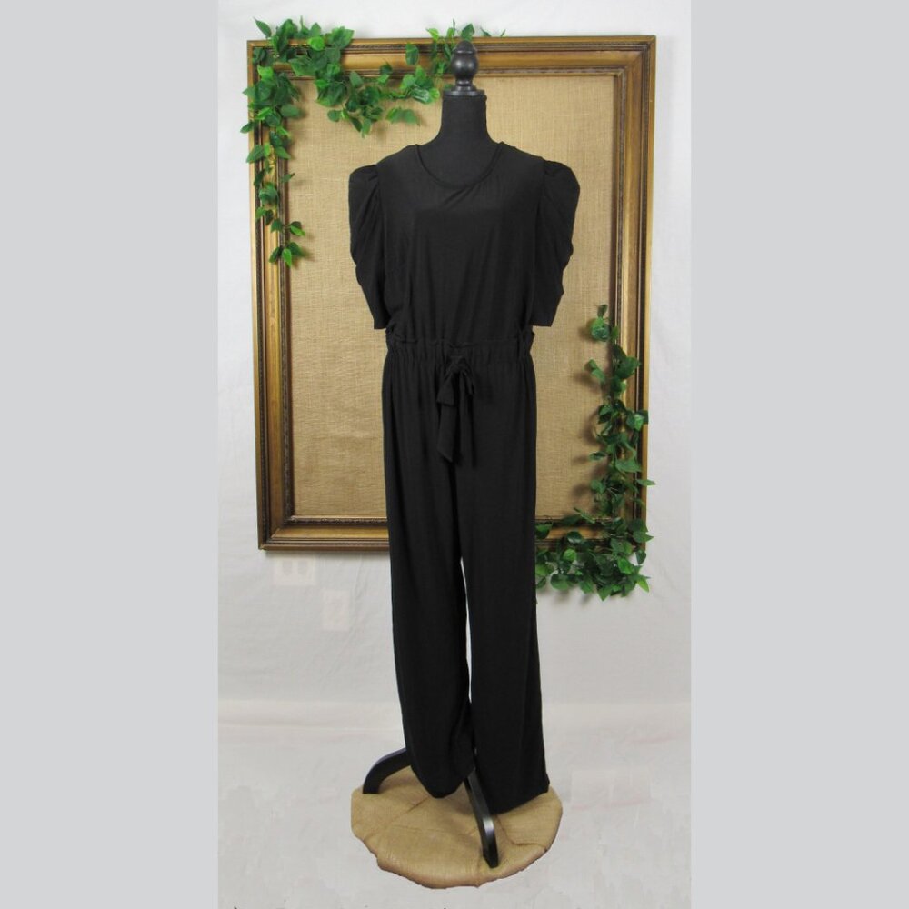 New York Collection Black Jumpsuit